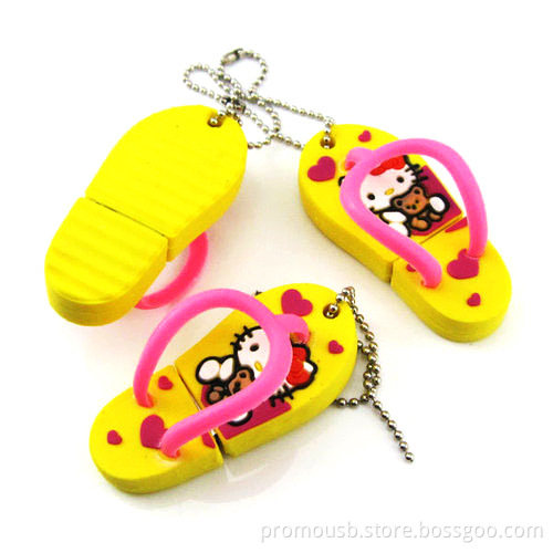 summer sandals usb flash drive silicon cartoon gift